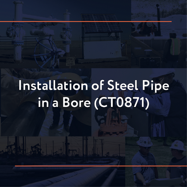 Picture of CT0871: Installation of Steel Pipe in a Bore