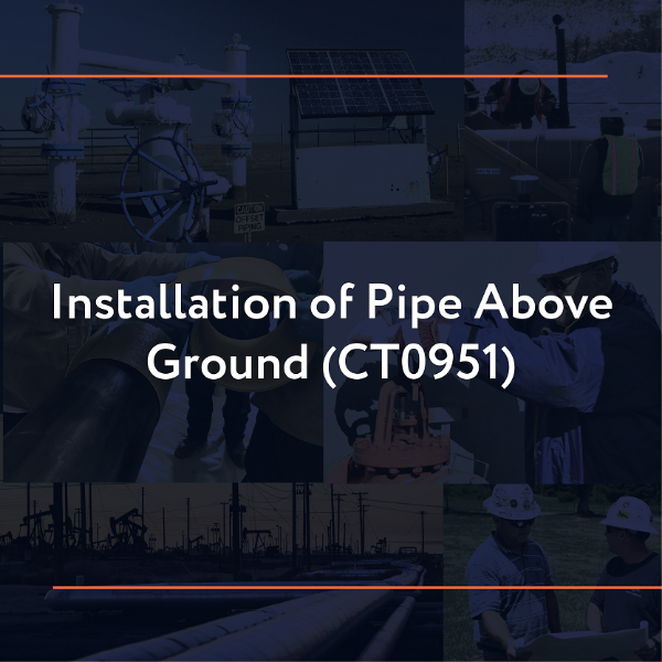 Picture of CT0951: Installation of Pipe Above Ground