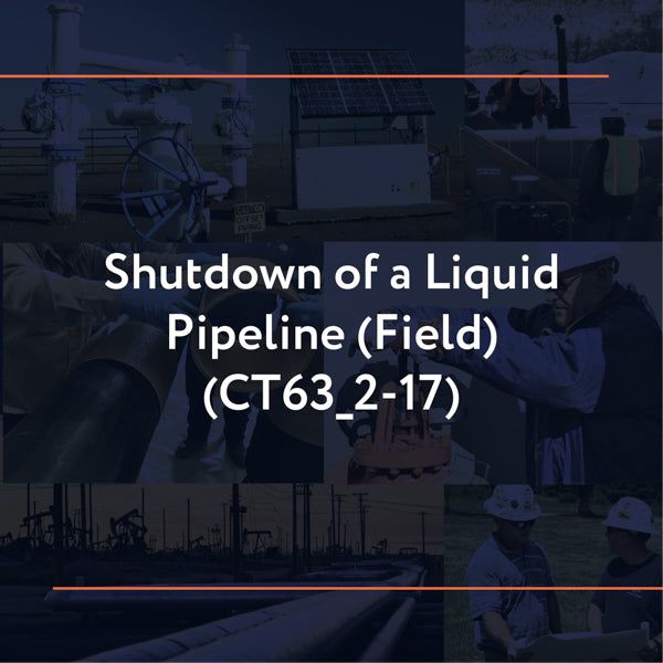 Picture of CT64_2-17: Shutdown of a Liquid Pipeline (Control Center)