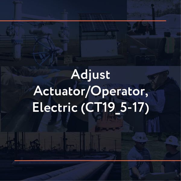 Picture of CT19_5-17: Adjust Actuator/Operator, Electric
