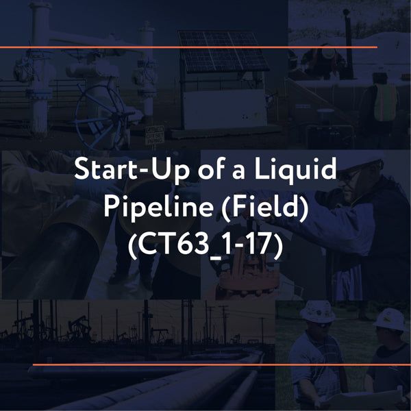 Picture of CT63_1-17: Start-up of a Liquid Pipeline (Field)