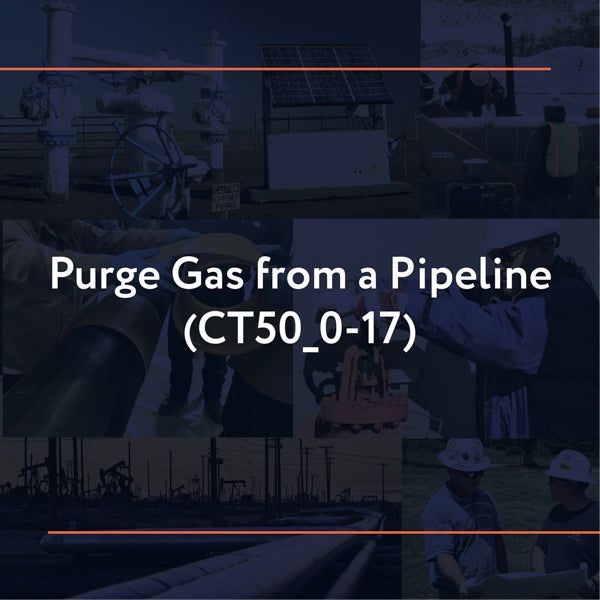 Picture of CT50_0-17: Purge Gas from a Pipeline