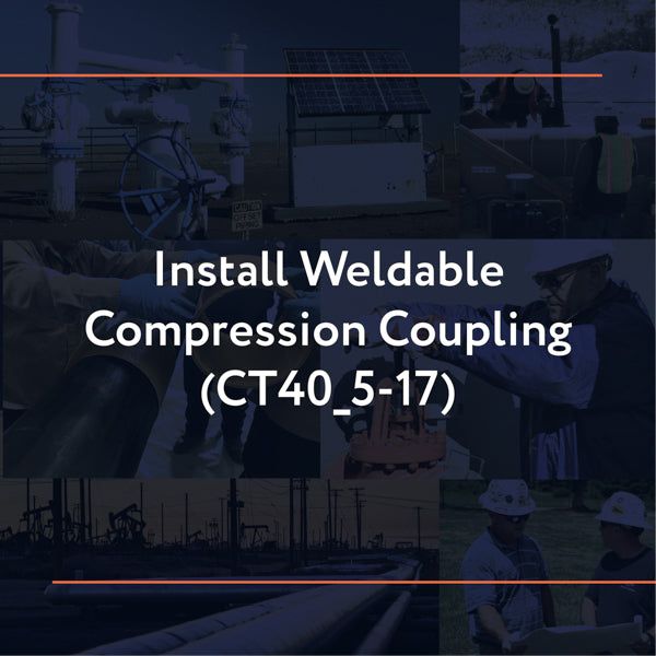 Picture of CT40_5-17: Install Weldable Compression Couplings