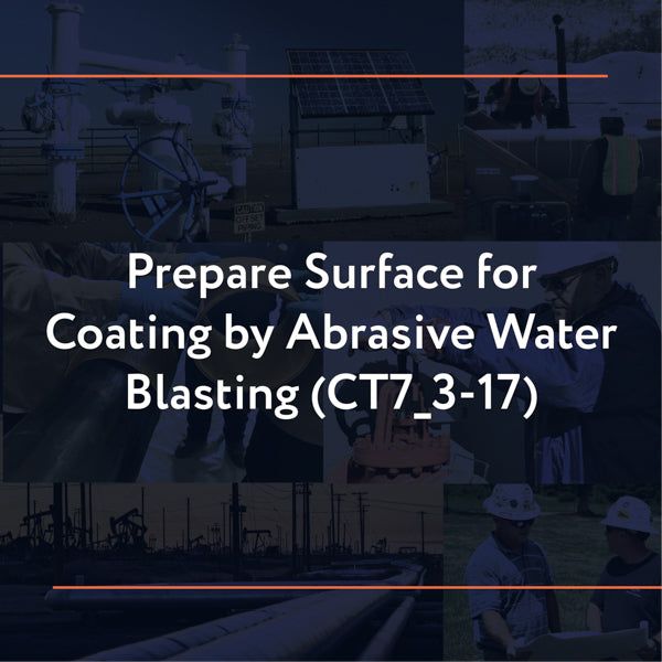Picture of CT7_3-17: Prepare Surface for Coating by Abrasive Water Blasting