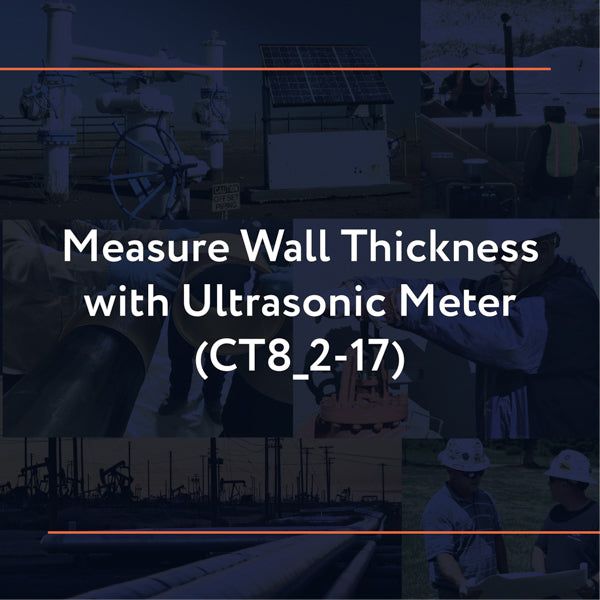 Picture of CT8_2-17: Measure Wall Thickness with Ultrasonic Meter