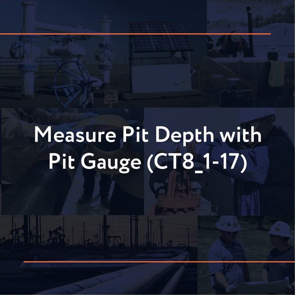 Picture of CT8_1-17: Measure Pit Depth with Pit Gauge