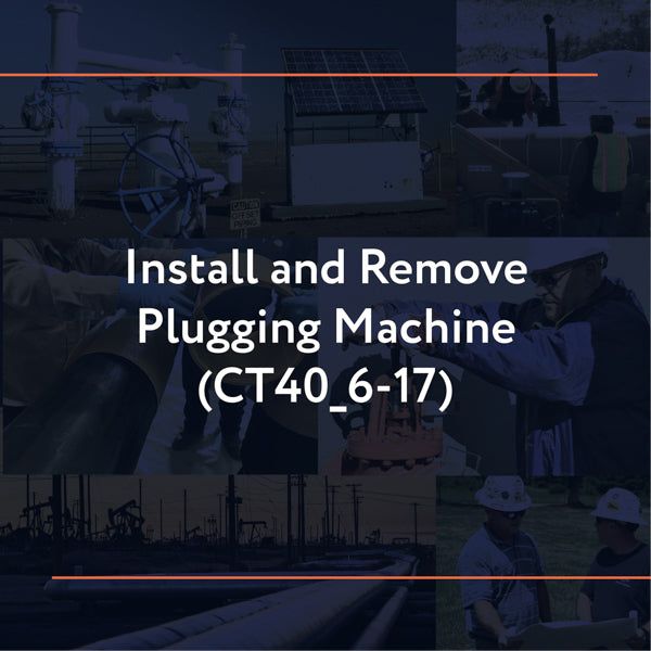 Picture of CT40_6-17: Install and Remove Plugging Machine