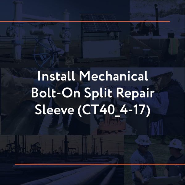 Picture of CT40_4-17: Install Mechanical Bolt-On Split Repair Sleeve