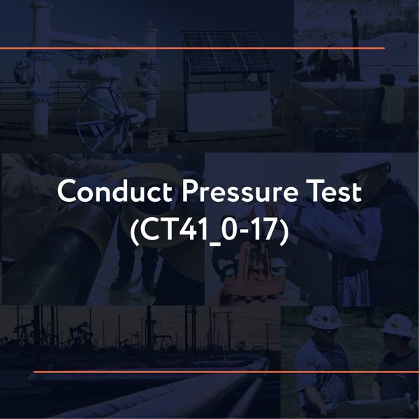 Picture of CT41_0-17: Conduct Pressure Test