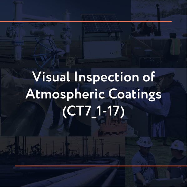 Picture of CT7_1-17: Visual Inspection of Atmospheric Coatings