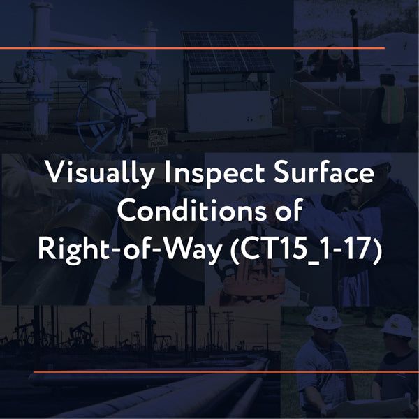 Picture of CT15_1-17: Visually Inspect Surface Conditions of Right-of-Way