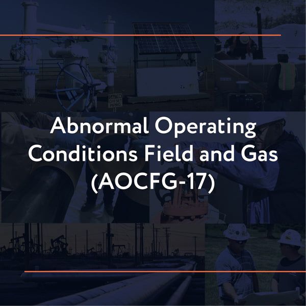 Picture of AOCFG-17: Abnormal Operating Conditions - Field & Gas