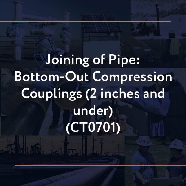 Picture of CT0701: Joining of Pipe: Bottom-Out Compression Couplings (2 inches and under)