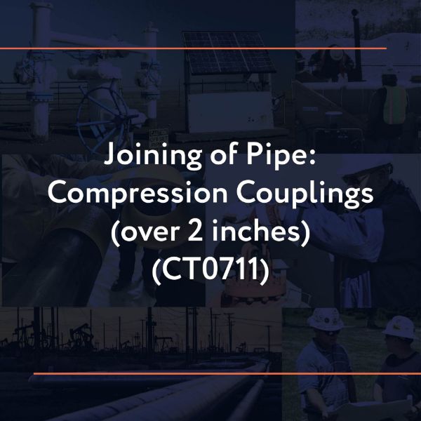 Picture of CT0711: Joining of Pipe: Compression Couplings (over 2 inches)
