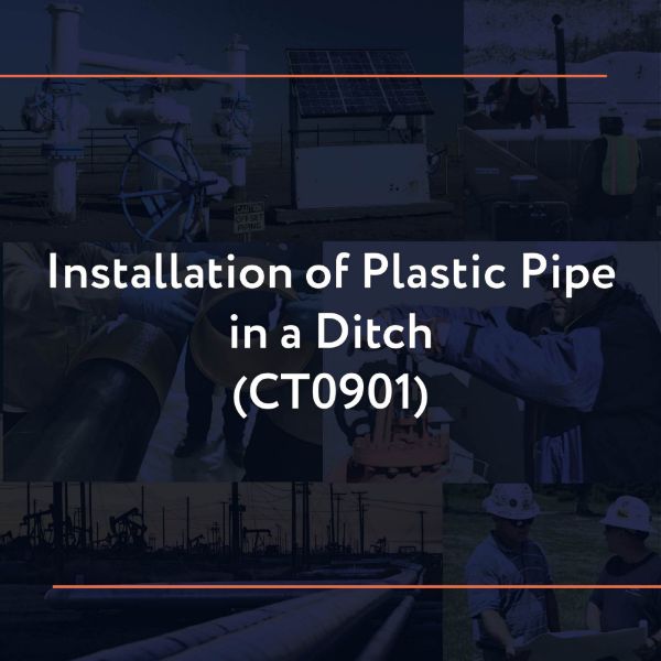 Picture of CT0901: Installation of Plastic Pipe in a Ditch