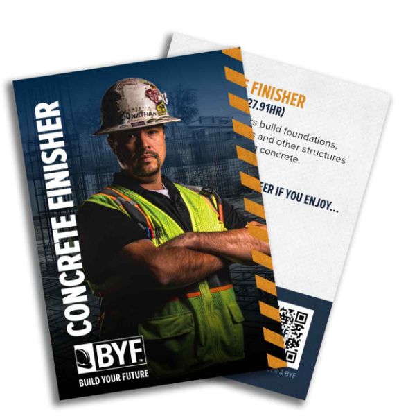 Picture of Concrete Finisher Trading Card (Pack of 200)