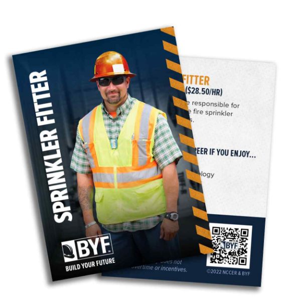 Picture of Sprinkler Fitter Trading Card (Pack of 200)
