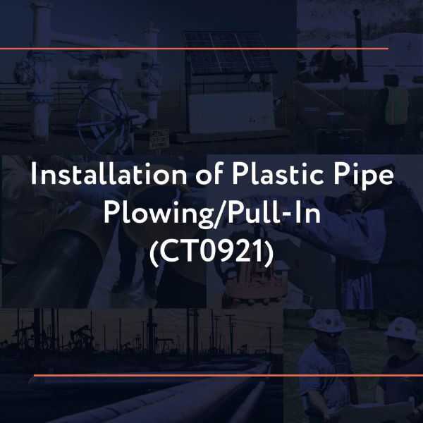 Picture of CT0921: Installation of Plastic Pipe Plowing/Pull-In
