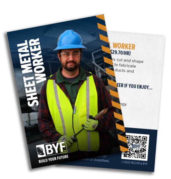 Picture of Sheet Metal Worker Trading Card (Pack of 200)