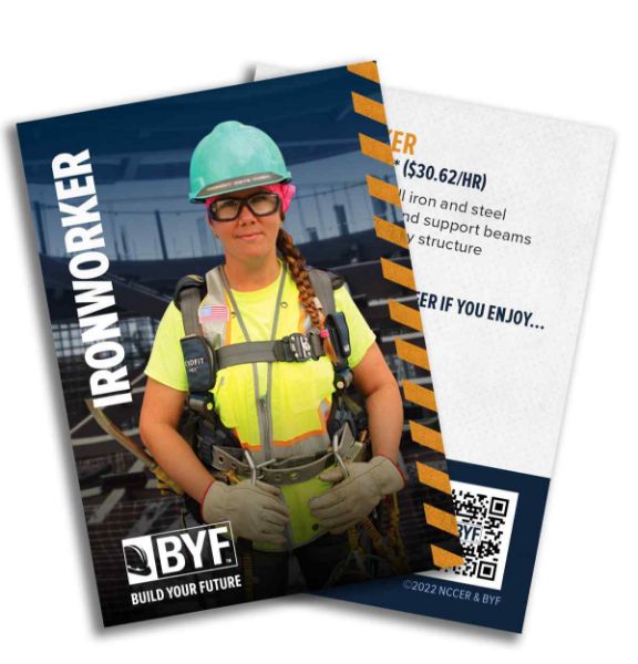 Picture of Ironworker Trading Card (Pack of 200)
