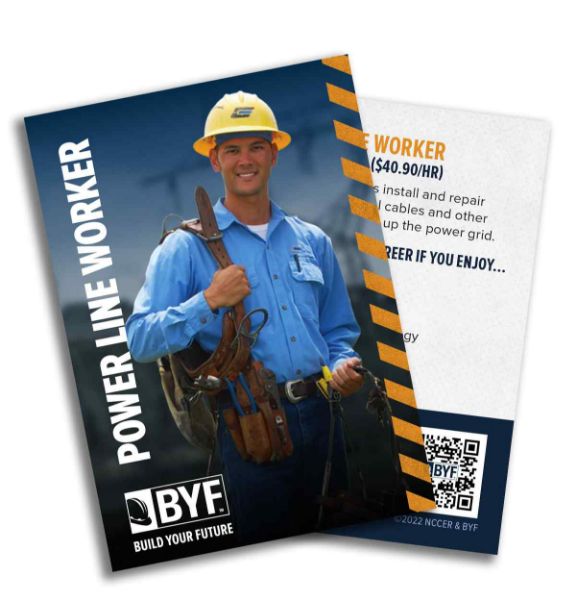 Picture of Power Line Worker Trading Card (Pack of 200)