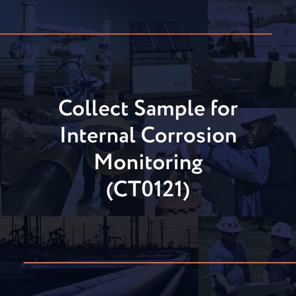 Picture of CT0121: Collect Sample for Internal Corrosion Monitoring
