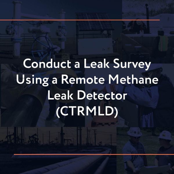 Picture of CTRMLD: Conduct a Leak Survey Using a Remote Methane Leak Detector