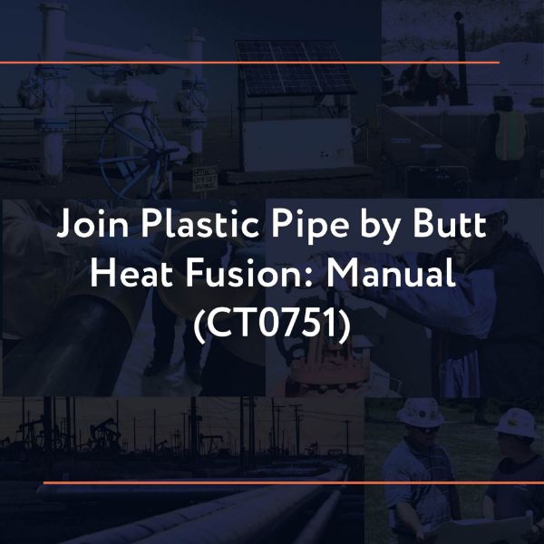 Picture of CT0751: Join Plastic Pipe by Butt Heat Fusion: Manual
