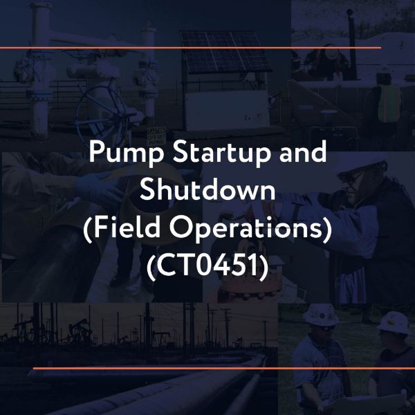 Picture of CT0451: Pump Startup and Shutdown (Field Operations)