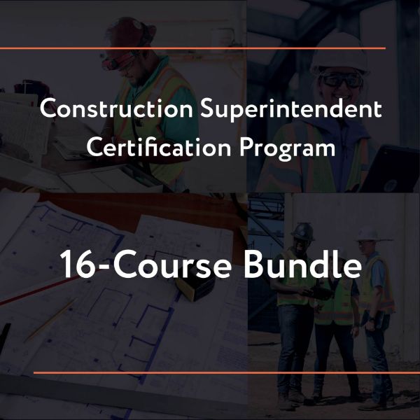 Picture of Construction Superintendent Certification Program: 16-Course Remediation Package