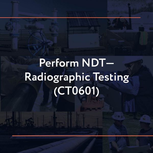 Picture of CT0601: Perform NDT—Radiographic Testing