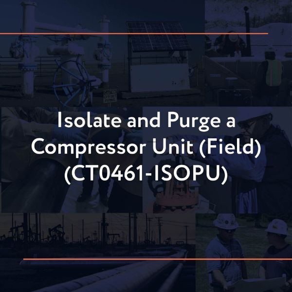 Picture of CT0461-ISOPU: Isolate and Purge a Compressor Unit (Field)