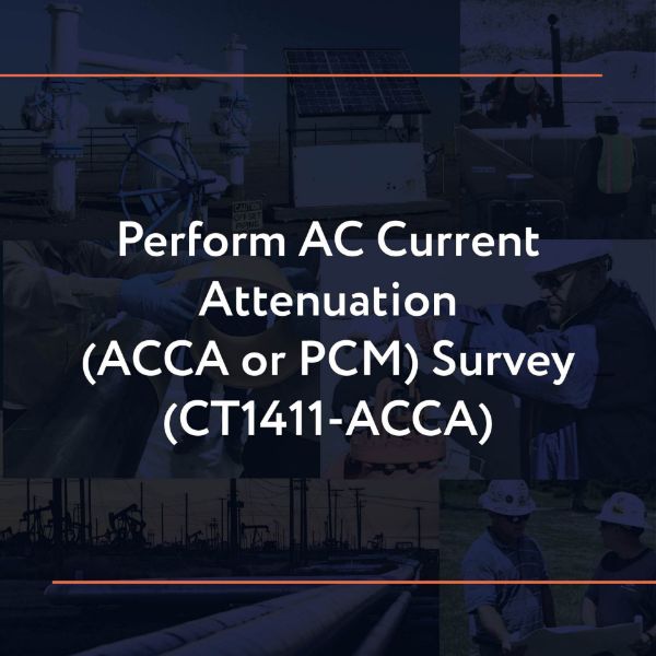 Picture of CT1411-ACCA: Perform AC Current Attenuation (ACCA or PCM) Survey