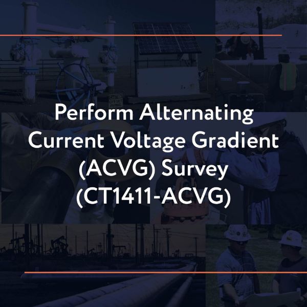Picture of CT1411-ACVG: Perform Alternating Current Voltage Gradient (ACVG) Survey