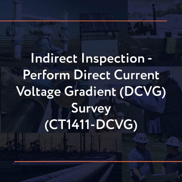 Picture of CT1411-DCVG: Indirect Inspection - Perform Direct Current Voltage Gradient (DCVG) Survey