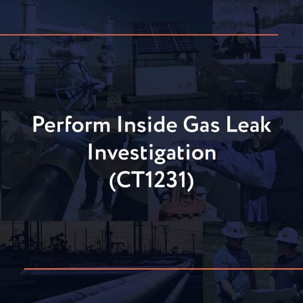 Picture of CT1231: Perform Inside Gas Leak Investigation