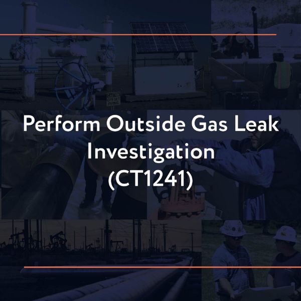 Picture of CT1241: Perform Outside Gas Leak Investigation
