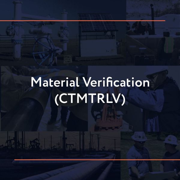 Picture of CTMTRLV: Material Verification