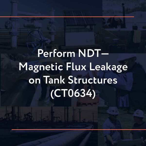 Picture of CT0634: Perform NDT—Magnetic Flux Leakage on Tank Structures