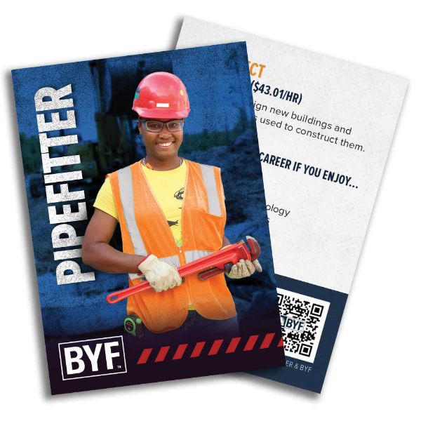 Picture of Pipefitter Trading Card (Pack of 200)