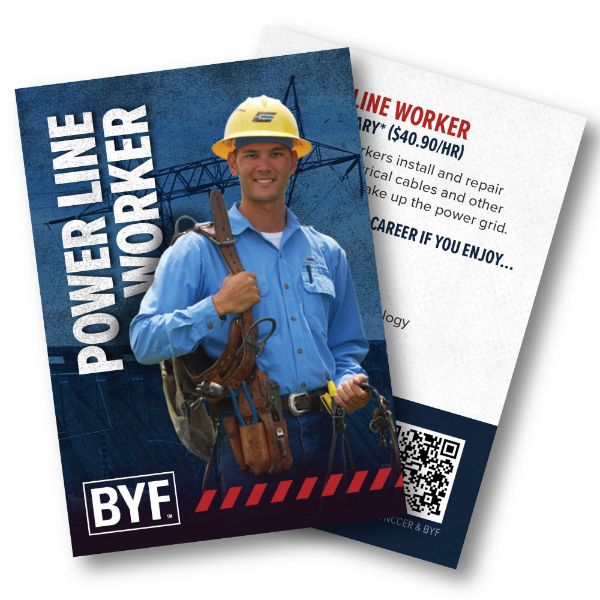 Picture of Power Line Worker Trading Card (Pack of 200)