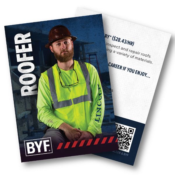 Picture of Roofer Trading Card (Pack of 200)