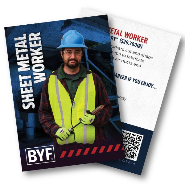 Picture of Sheet Metal Worker Trading Card (Pack of 200)