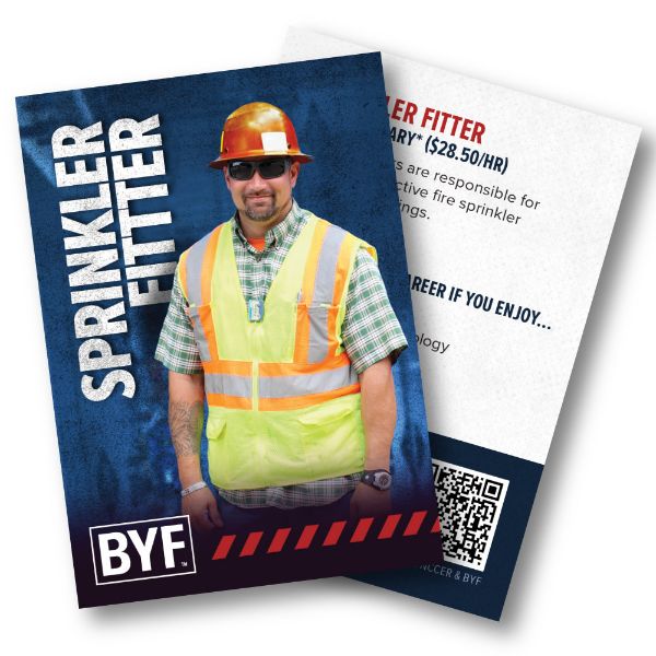 Picture of Sprinkler Fitter Trading Card (Pack of 200)