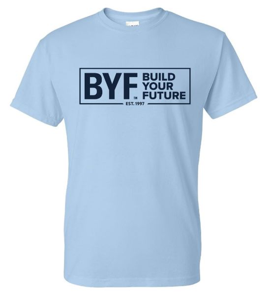 Picture of BYF T-Shirt 100% Cotton - Sky Blue