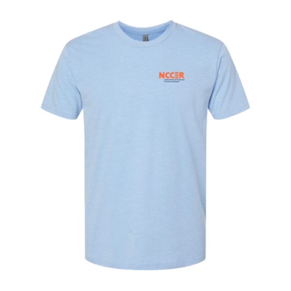 Picture of NCCER Tri-Blend T-Shirt (Heather Columbia Blue)